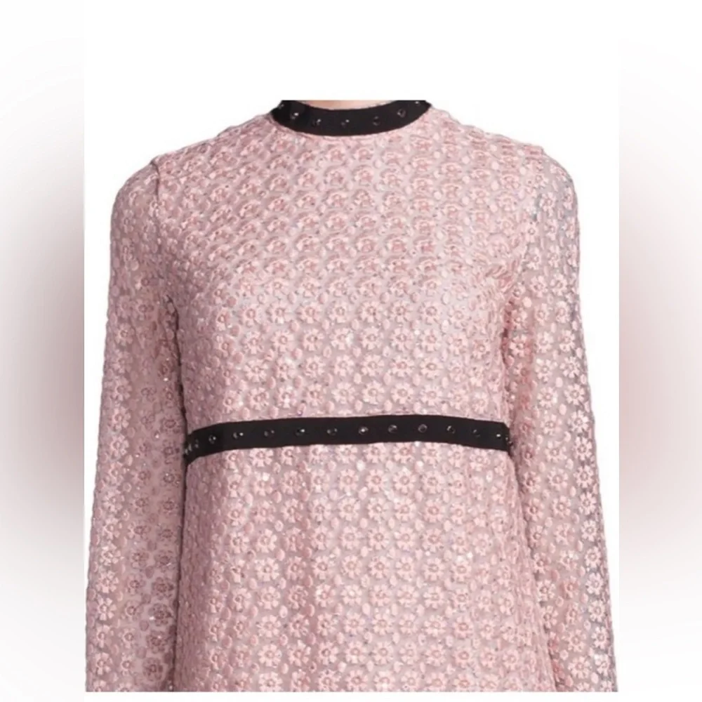 Authentic Giamba Paris pink floral embroidered dress - Picture 3 of 16